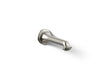 KOHLER K-72792 Artifacts Wall-mount bath spout with turned design, vibrant polished nickel