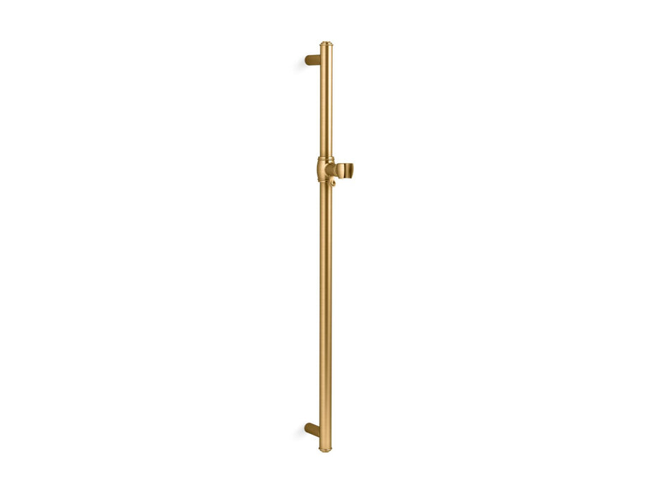KOHLER K-72798 Artifacts 30" shower slidebar, vibrant brushed moderne brass