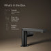 KOHLER K-73050-7 Composed Single-handle bathroom sink faucet with Cylindrical handle, 1.2 gpm, matte black - view 5