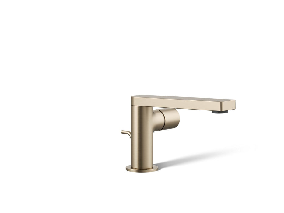 KOHLER K-73050-7 Composed Single-handle bathroom sink faucet with Cylindrical handle, 1.2 gpm, vibrant brushed bronze