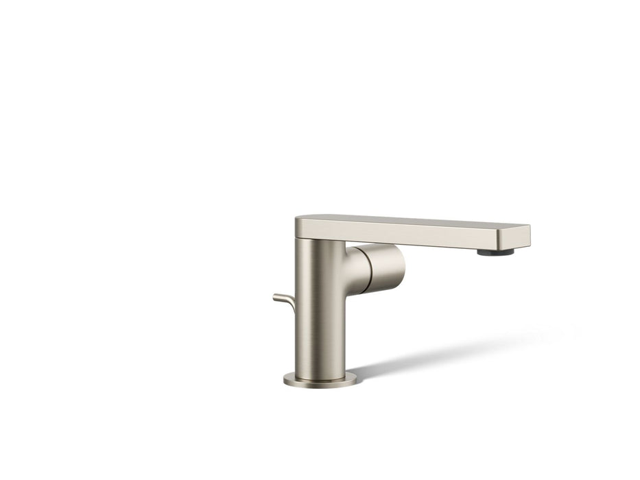 KOHLER K-73050-7 Composed Single-handle bathroom sink faucet with Cylindrical handle, 1.2 gpm, vibrant brushed nickel