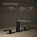 KOHLER K-73060-4 Composed Widespread bathroom sink faucet with Lever handles, 1.2 gpm, matte black - view 5