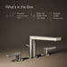 KOHLER K-73060-4 Composed Widespread bathroom sink faucet with Lever handles, 1.2 gpm, vibrant brushed nickel - view 5