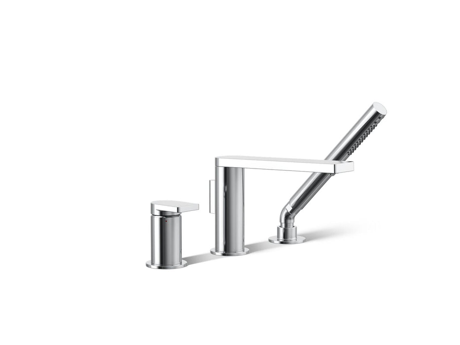 KOHLER K-73078-4 Composed Deck-mount bath faucet with handshower