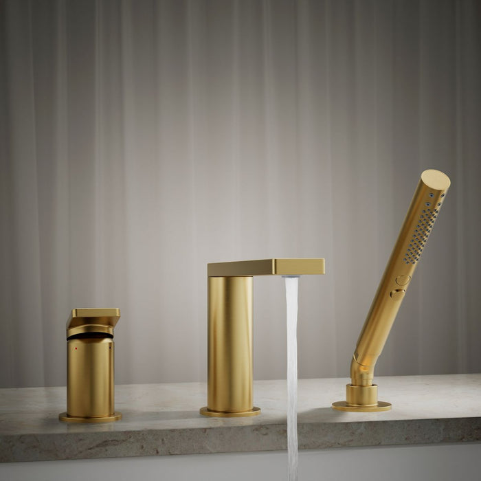 KOHLER K-73078-4 Composed Deck-mount bath faucet with handshower