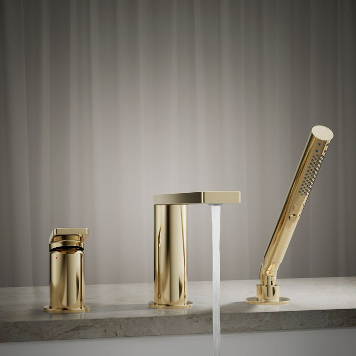 KOHLER K-73078-4 Composed Deck-mount bath faucet with handshower