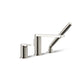 KOHLER K-73078-4 Composed Deck-mount bath faucet with handshower, vibrant polished nickel