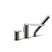KOHLER K-73078-4 Composed Deck-mount bath faucet with handshower, vibrant titanium