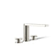 KOHLER K-73081-3 Composed Deck-mount bath faucet with cross handles, vibrant polished nickel - view 2