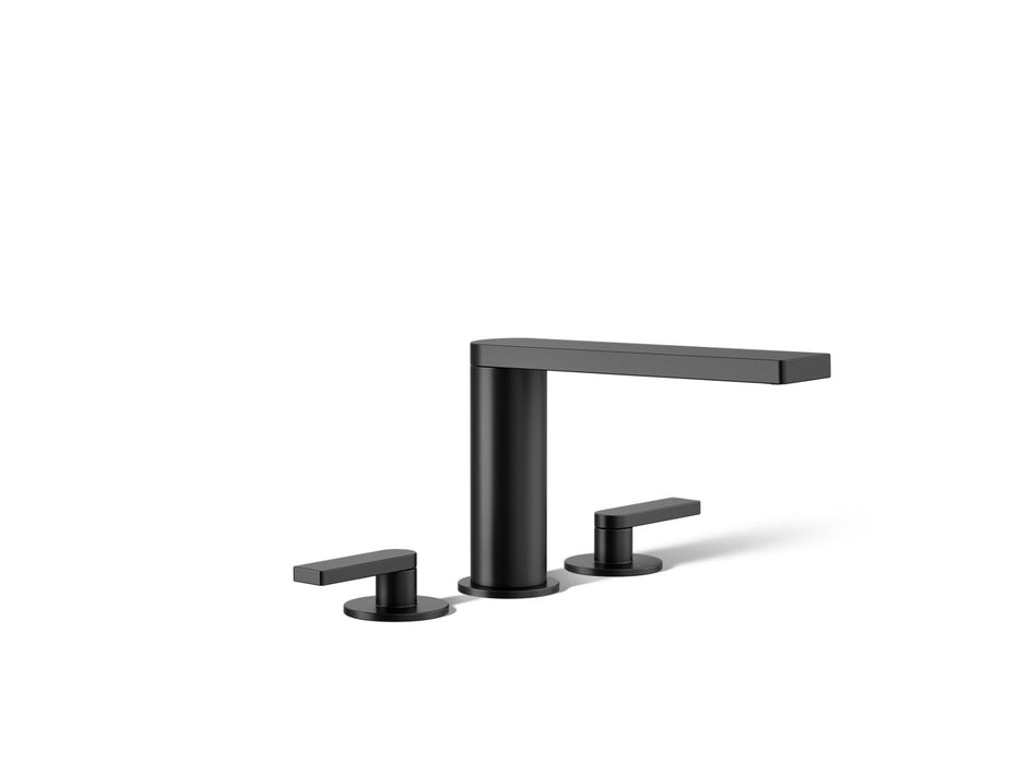 KOHLER K-73081-4 Composed Deck-mount bath faucet with lever handles, matte black