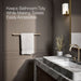 KOHLER K-73142 Composed 24" towel bar, vibrant brushed bronze - view 4