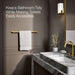 KOHLER K-73142 Composed 24" towel bar, vibrant brushed moderne brass - view 4