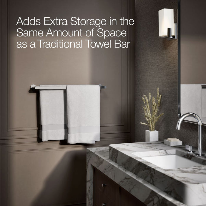 KOHLER K-73144 Composed 24" double towel bar