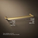 KOHLER K-73144 Composed 24" double towel bar, vibrant brushed moderne brass - view 5