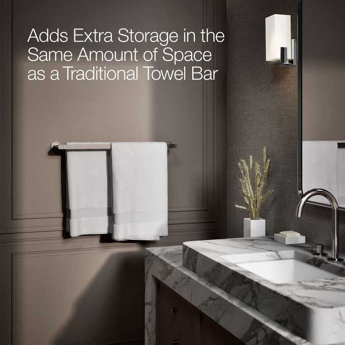 KOHLER K-73144 Composed 24" double towel bar