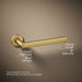 KOHLER K-73145 Composed Towel arm, vibrant brushed moderne brass - view 5