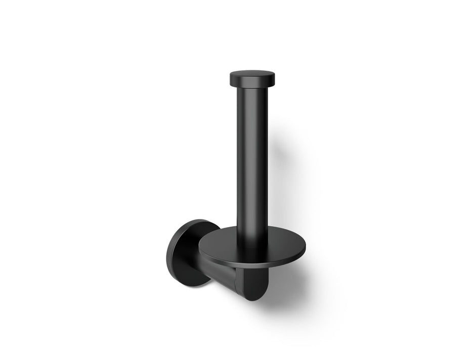 KOHLER K-73148 Composed Vertical toilet paper holder, matte black