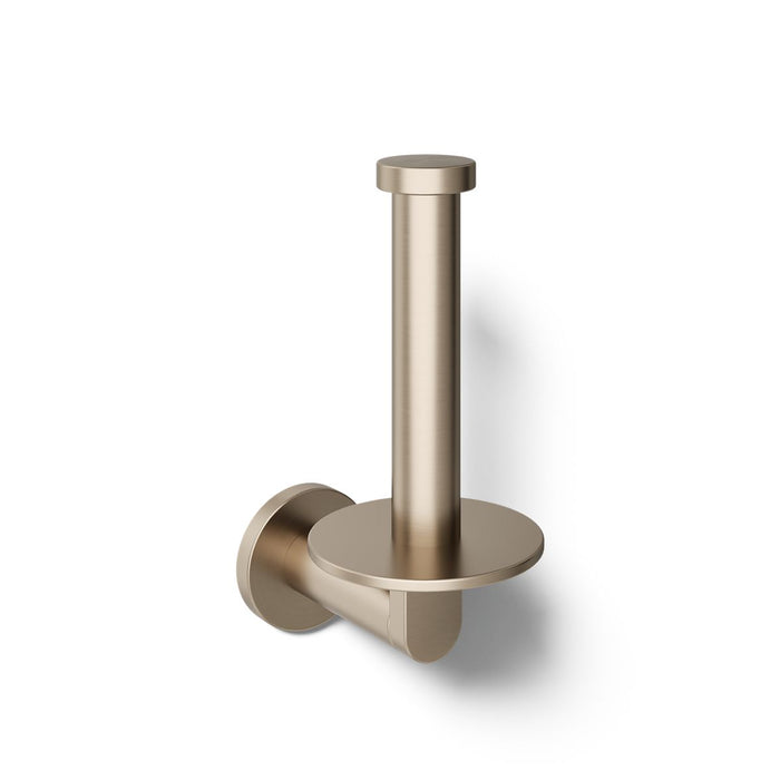 KOHLER K-73148 Composed Vertical toilet paper holder, vibrant brushed bronze - view 4