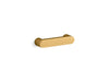 KOHLER K-73152 Composed 3" cabinet pull, vibrant brushed moderne brass