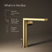 KOHLER K-73159-7 Composed Tall single-handle bathroom sink faucet with Cylindrical handle, 1.2 gpm, vibrant brushed...