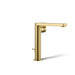 KOHLER K-73168-4 Composed Tall single-handle bathroom sink faucet with Lever handle, 1.2 gpm, vibrant brushed moderne brass