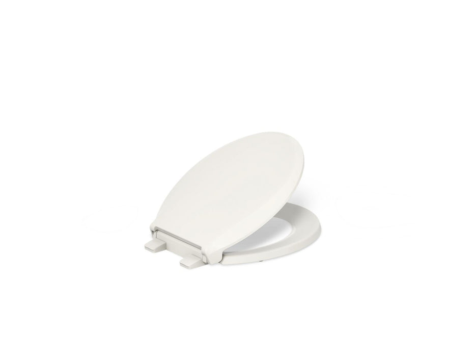 KOHLER K-7316 Cachet Quick-Release round-front toilet seat, biscuit