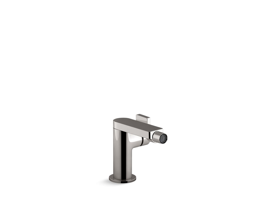 KOHLER K-73176-4 Composed Single-handle bidet faucet with lever handle, vibrant titanium