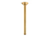 KOHLER K-7392 12" ceiling-mount single-function rainhead arm and flange, vibrant brushed moderne brass