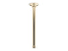 KOHLER K-7392 12" ceiling-mount single-function rainhead arm and flange, vibrant french gold