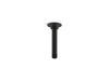 KOHLER K-7394 6" ceiling-mount single-function rainhead arm and flange, matte black