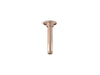 KOHLER K-7394 6" ceiling-mount single-function rainhead arm and flange, vibrant rose gold