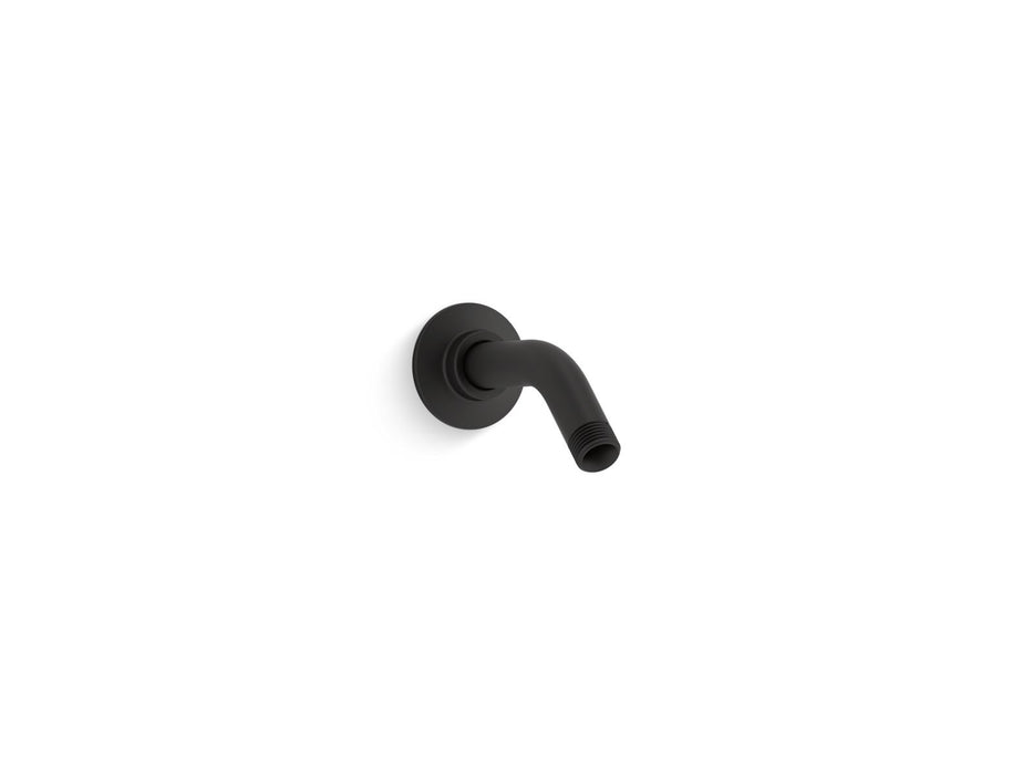 KOHLER K-7395 Shower arm and flange, 5-3/8" long, matte black