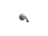 KOHLER K-7395 Shower arm and flange, 5-3/8" long, vibrant titanium