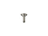 KOHLER K-7396 3" ceiling-mount single-function rainhead arm and flange, vibrant brushed nickel