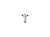 KOHLER K-7396 3" ceiling-mount single-function rainhead arm and flange, vibrant french gold