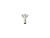 KOHLER K-7396 3" ceiling-mount single-function rainhead arm and flange, vibrant polished nickel