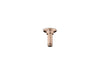 KOHLER K-7396 3" ceiling-mount single-function rainhead arm and flange, vibrant rose gold