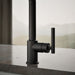 KOHLER K-7505 Purist Pull-out kitchen sink faucet with three-function sprayhead, matte black - view 5