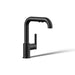 KOHLER K-7506 Purist Pull-out kitchen sink faucet with three-function sprayhead, matte black - view 4