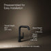 KOHLER K-7506 Purist Pull-out kitchen sink faucet with three-function sprayhead, matte black - view 5