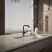 KOHLER K-7507 Purist Single-handle kitchen sink faucet, matte black - view 3