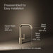 KOHLER K-7507 Purist Single-handle kitchen sink faucet, vibrant brushed bronze - view 5