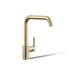 KOHLER K-7507 Purist Single-handle kitchen sink faucet, vibrant french gold - view 4