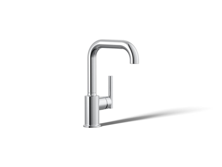 KOHLER K-7509 Purist Single-handle bar sink faucet, polished chrome