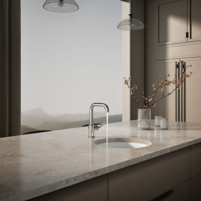 KOHLER K-7509 Purist Single-handle bar sink faucet, polished chrome - view 4