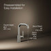 KOHLER K-7509 Purist Single-handle bar sink faucet, vibrant polished nickel - view 5