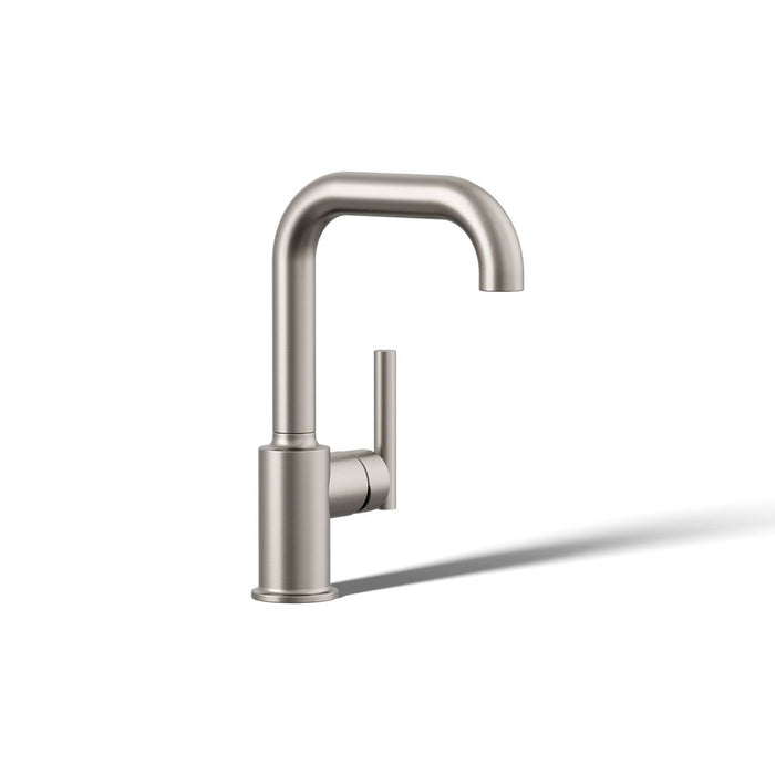 KOHLER K-7509 Purist Single-handle bar sink faucet, vibrant stainless - view 3