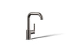 KOHLER K-7509 Purist Single-handle bar sink faucet, vibrant titanium