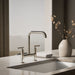 KOHLER K-7547-4 Purist Two-hole bridge kitchen sink faucet, vibrant polished nickel - view 2