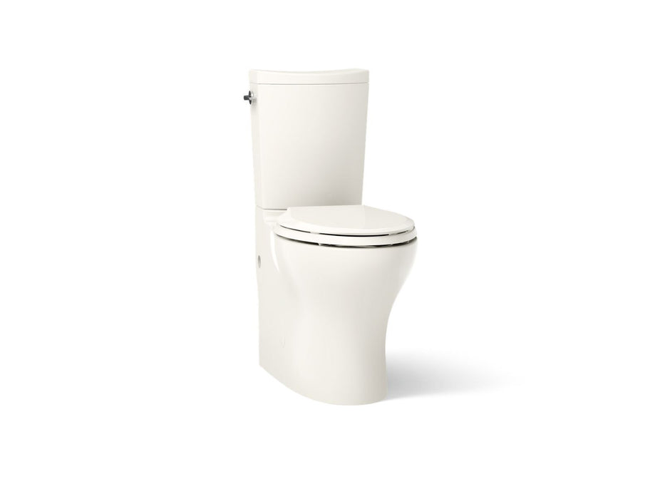 KOHLER K-75790 Persuade Two-piece elongated toilet with skirted trapway, dual-flush, biscuit
